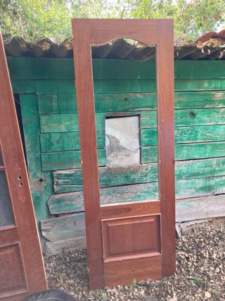 Puertas de Sapeli con Cristales (2 unidades)