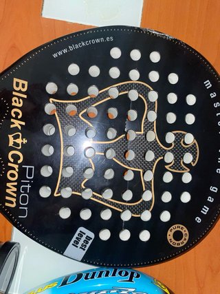 2 racchette da padel Dunlop con palline