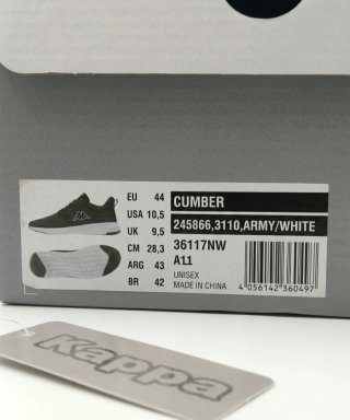 Zapatillas Kappa Verde Militar.