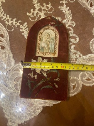 Cornice sacra con San Giuseppe e Gesù Bambino