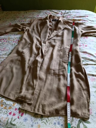Gabardina Zara Verano Beige Talla XL