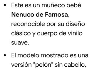 Muñeco Famosa Nenuco Pelón