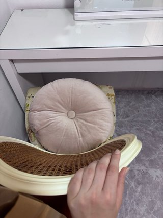 Tocador con espejo y silla vintage