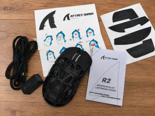 Ratón Gaming Attack Shark R2 Negro