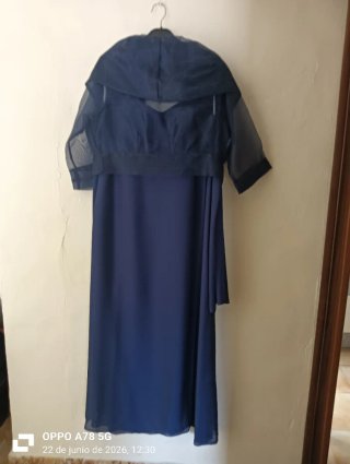 Vestido de fiesta/noche rosa y otro azul noche