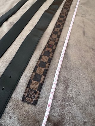 Lote cinturones Gucci Louis Vuitton Hermès guess