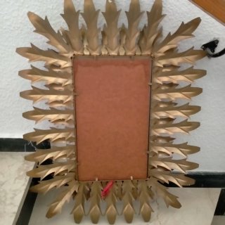 Espejo decorativo dorado