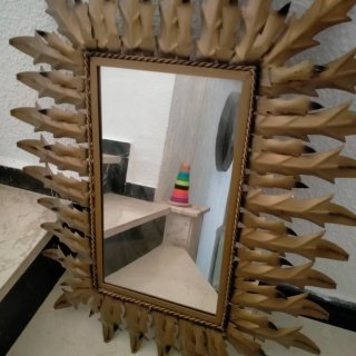 Espejo decorativo dorado