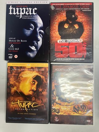 Lote 68 CDs + DVDs Hip Hop Rap R&B