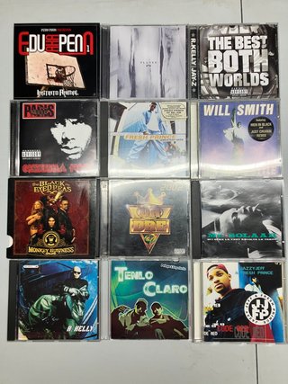 Lote 68 CDs + DVDs Hip Hop Rap R&B