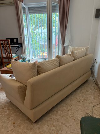 Sofá 2 y 3 plazas beige