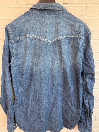Camisa LEVIS azul vaquera manga larga talla L