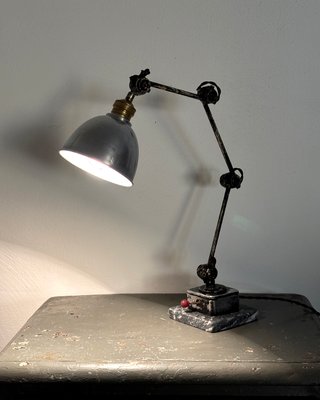 Lampada da scrivania snodata anni '30