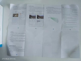 Cámara Vigilancia Triple Blanca Nueva