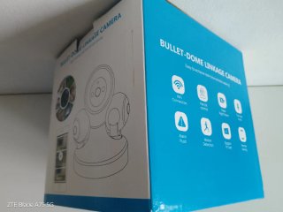 Cámara Vigilancia Triple Blanca Nueva