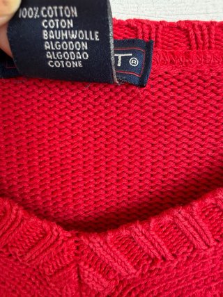 Sueter rojo algodón GANT talla L