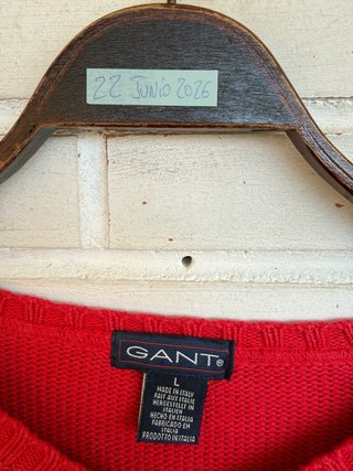 Sueter rojo algodón GANT talla L