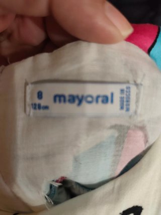 Vestido Mayoral Talla 8 Floral