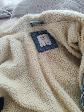 Chaqueta vaquera forrada mujer