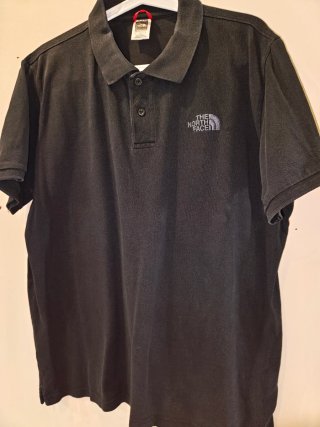 Polo The North Face Nero a Manica Corta