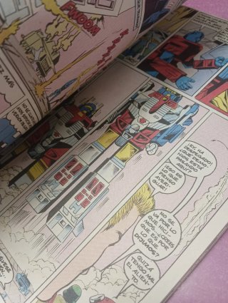 COMICS COMANDO GIJOE Y LOS TRANSFORMERS