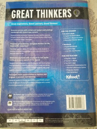 GREAT THINKERS B1 Student's and Digital Student's