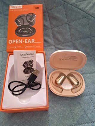 Auriculares ND YYK-Q16S Beige/Dorado