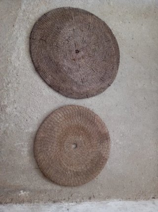 Alfombra redonda de esparto de 80cm +-  Soncapazas