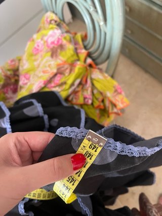 Traje Flamenca Negro Lunares Lila