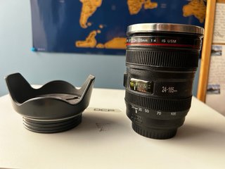 Termo Taza Objetivo Canon EF 24-105mm