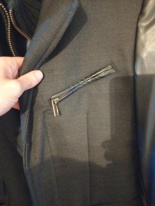 Abrigo Zara Man Negro