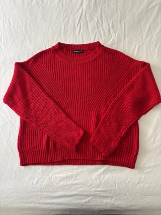 Conjunto 2 Jerséis Stradivarius Rojo y Negro