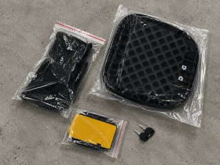 Cajón Trasero Moto Negro Acolchado