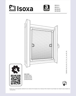 2 Mosquiteras Fijas Leroy Merlin 150x150cm