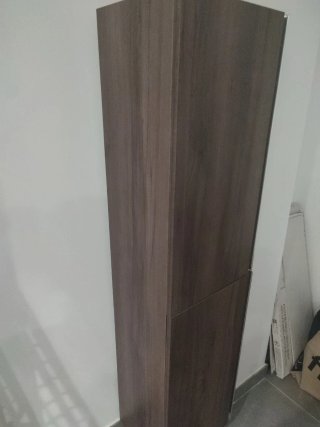 Estantería de baño madera y metal