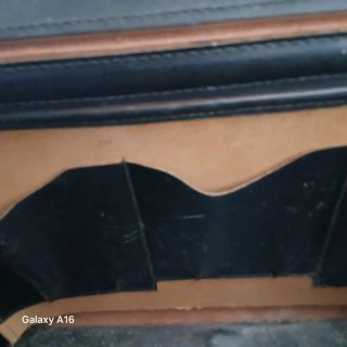 Maletín médico de cuero grueso