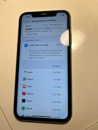 iPhone 11 64GB Plata