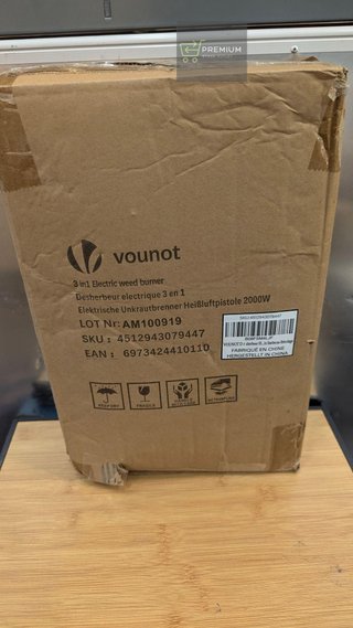 VOUNOT® 3 en 1 Quemador de Malas Hierbas Eléctrico de 2000W