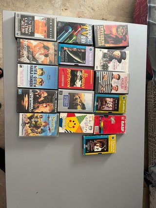 Lote 15 Cintas VHS Películas Varias