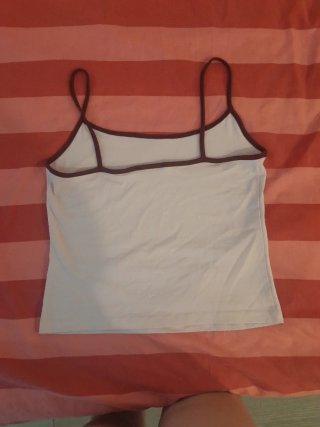 Top rosa tirantes