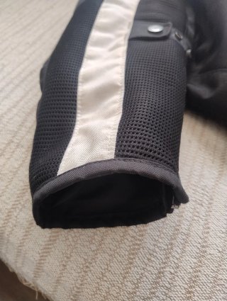 Chaqueta Moto Verano Ixs Negra Blanca