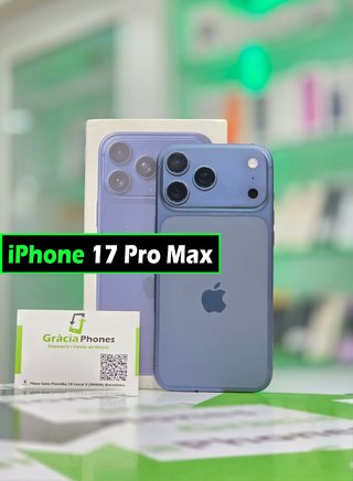 iPhone 17 Pro Max 512GB Azul 100% Batería