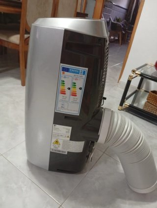 Aire Acondicionado Portátil Negro/Plata