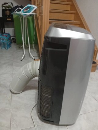 Aire Acondicionado Portátil Negro/Plata