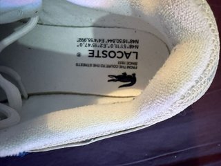 Zapatillas Lacoste Azul y Blanco