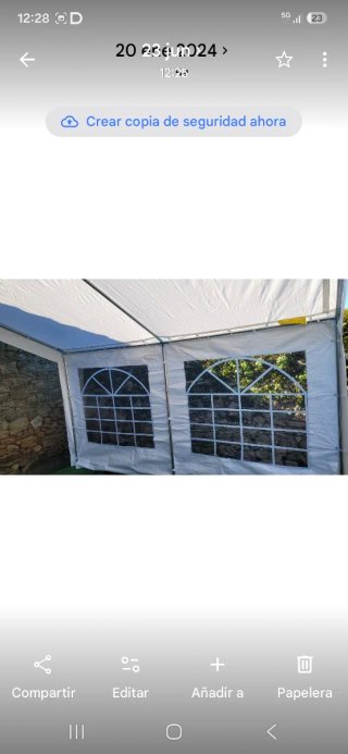 Carpa 3x4 con ventanas