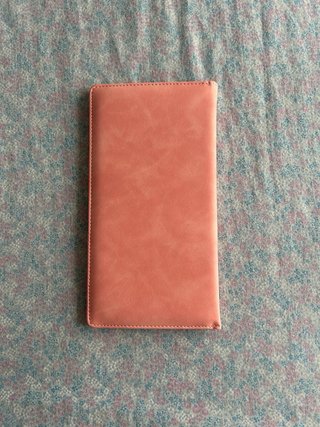 Porta documentos para coche rosa efecto piel-Nuevo