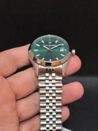 Reloj Maserati Hombre Verde y Plateado