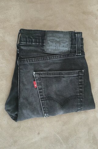 Levi's 511 etiqueta negra color Negro Talla W32
