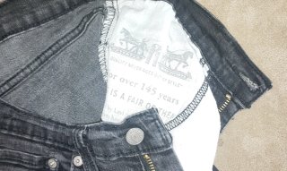 Levi's 511 etiqueta negra color Negro Talla W32